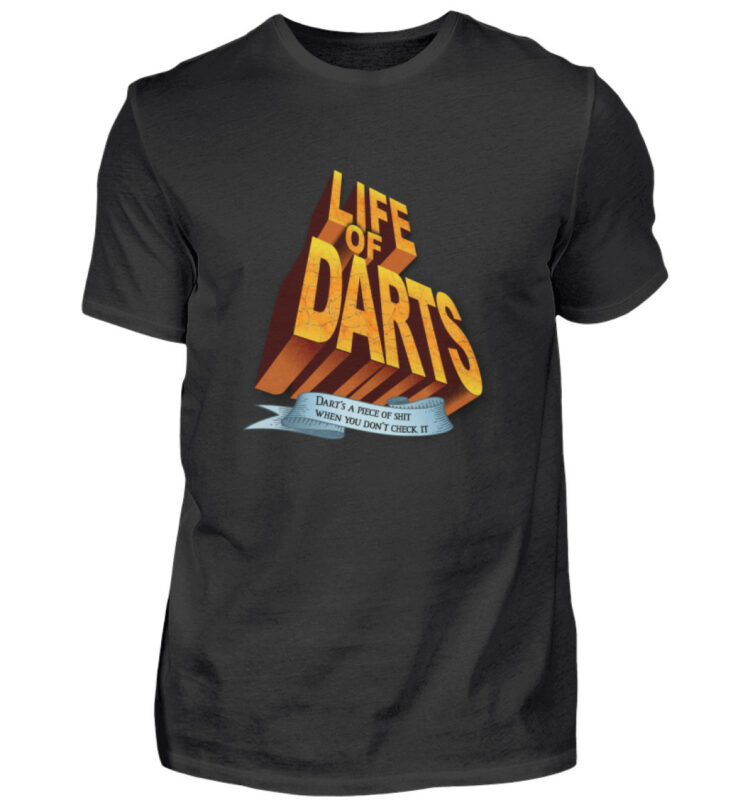 Life of Darts – BlackEdition  – Herren Shirt