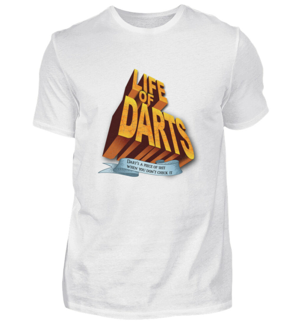 Life of Darts - Herren Shirt-3