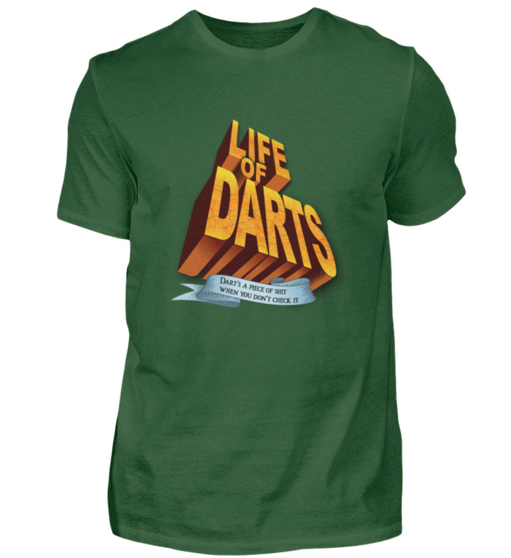 Life of Darts - Herren Shirt-833