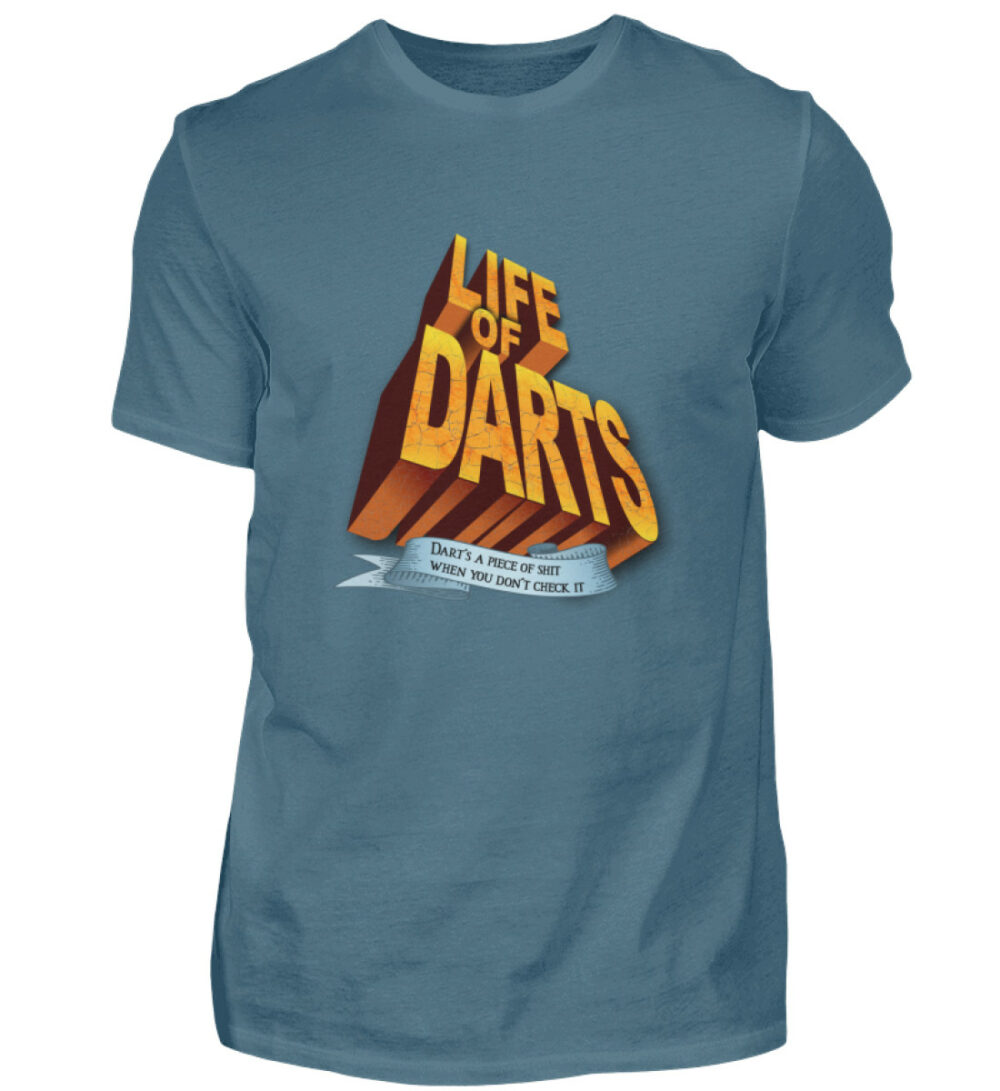 Life of Darts - Herren Shirt-1230