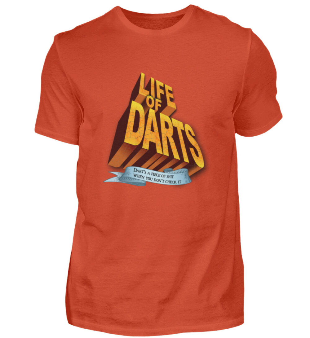 Life of Darts - Herren Shirt-1236