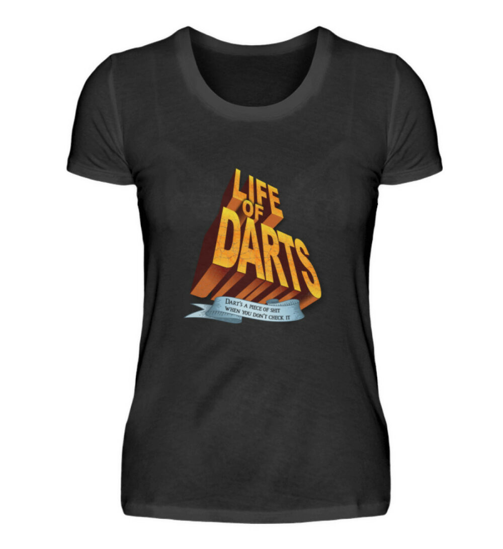 Life of Darts - Damen Premiumshirt-16