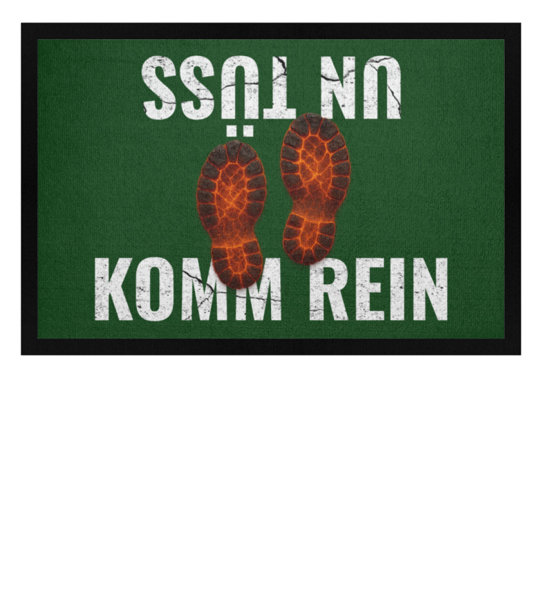 komm rein & un tüss - sohlenabtreter - Fußmatte mit Gummirand-833