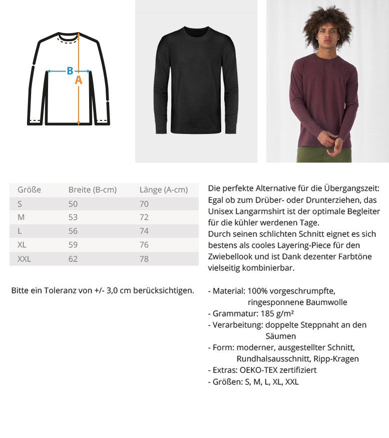 TopsGun - Unisex Langarmshirt – Bild 5