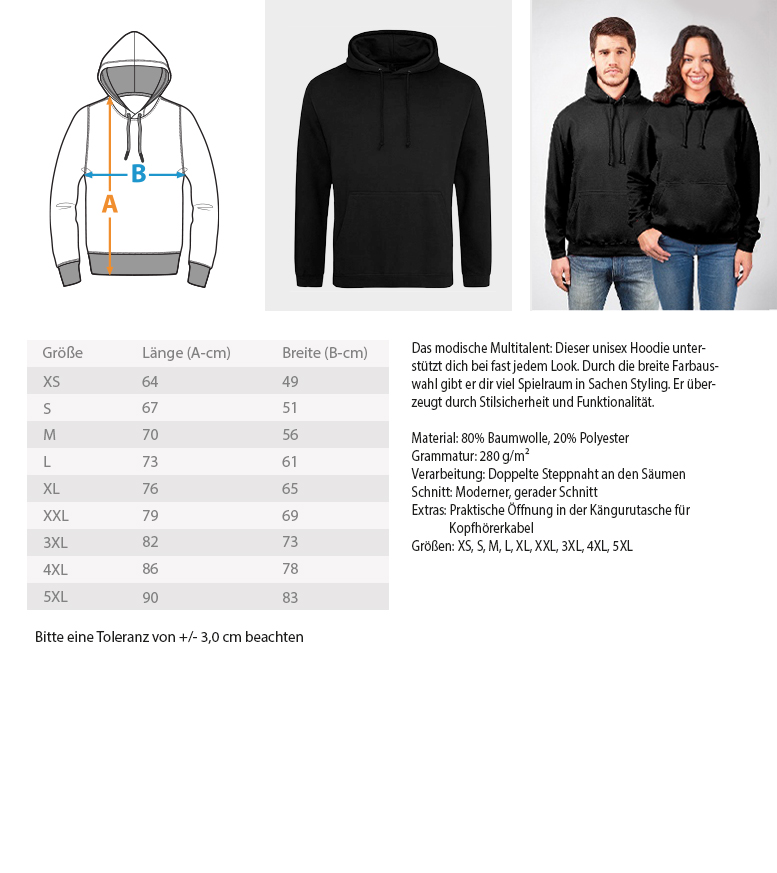 Darts WM 2026 - Unisex Kapuzenpullover Hoodie – Bild 4
