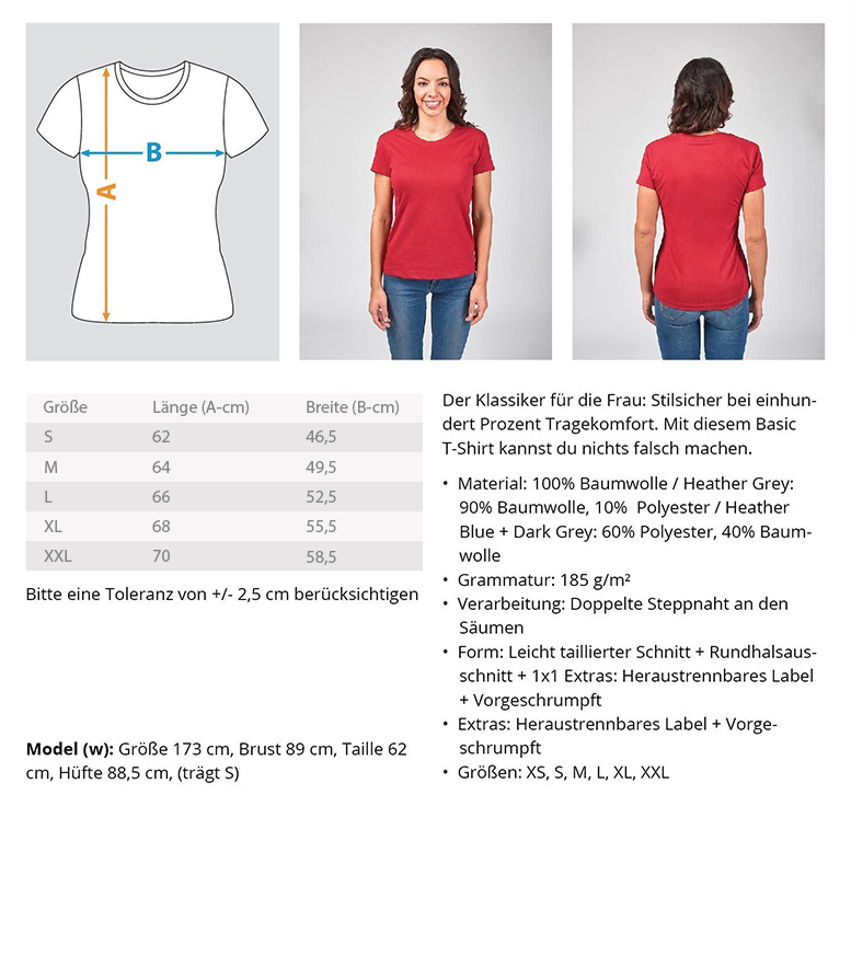 tach & tschüss - pottisch - Damenshirt – Bild 3