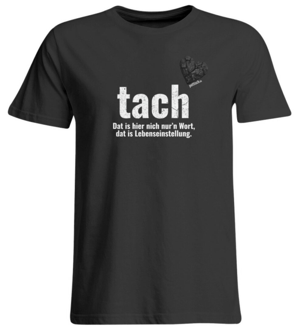 tach &amp; tschüss - pottisch  - Übergrößenshirt