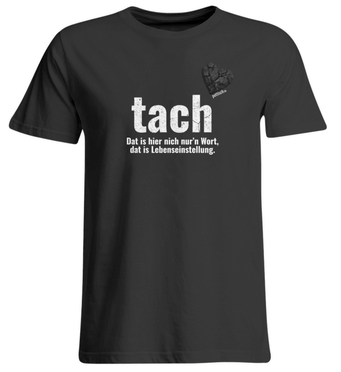 tach & tschüss - pottisch - Übergrößenshirt-639