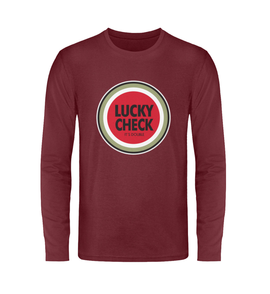 Lucky Check - Unisex Langarmshirt-6974
