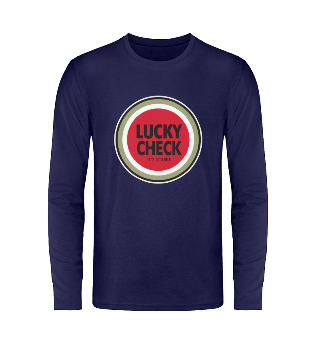 Lucky Check - Unisex Langarmshirt-6964
