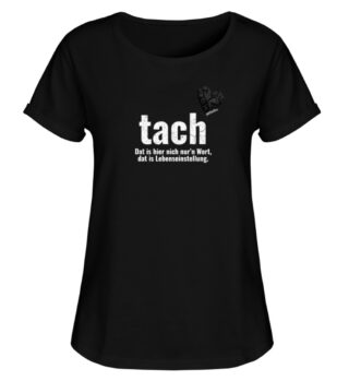 tach & tschüss - pottisch - Damen RollUp Shirt-16