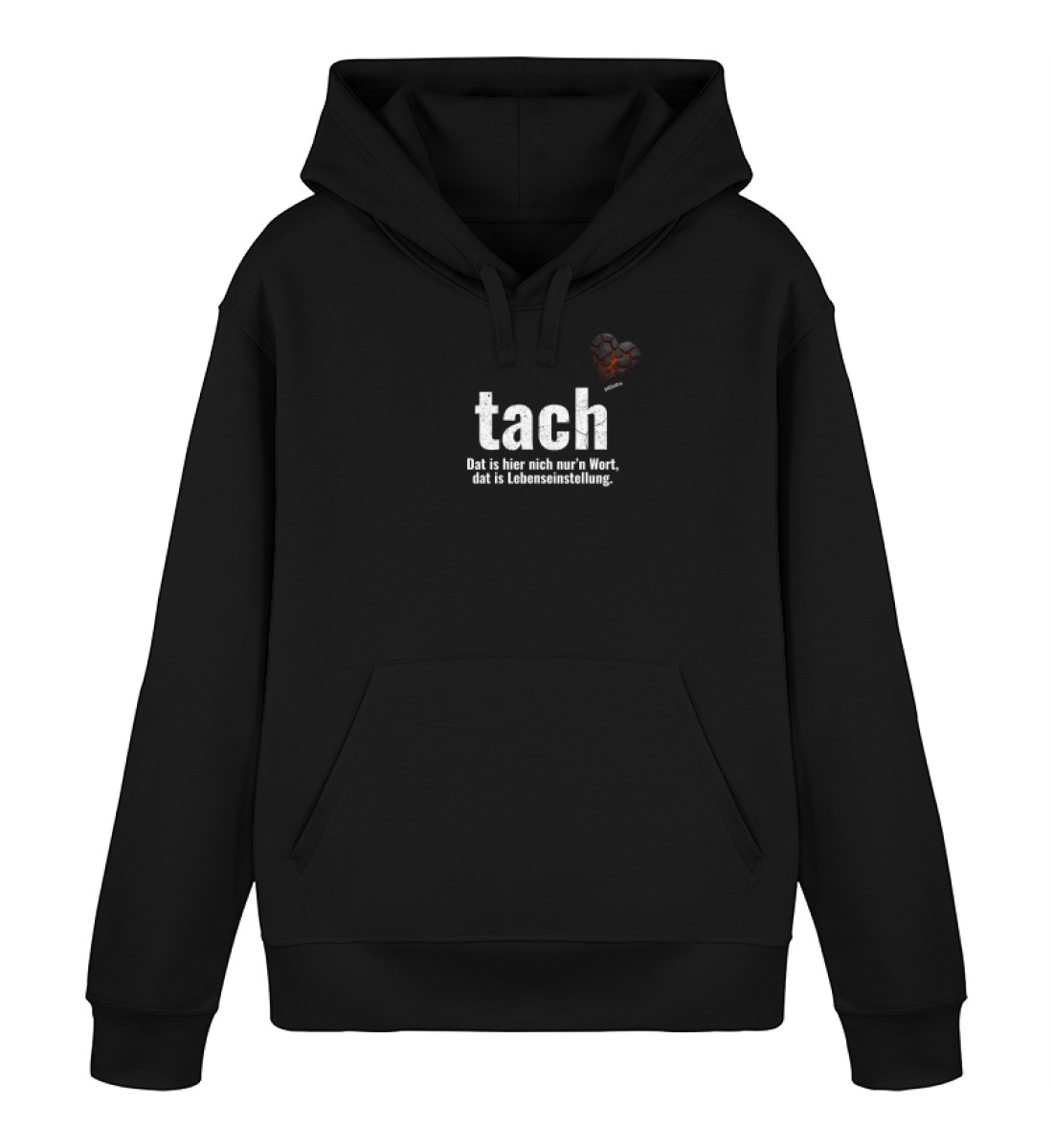 tach & tschüss - dat glühend Herzken - Unisex Organic Hoodie 2.0 ST/ST-16