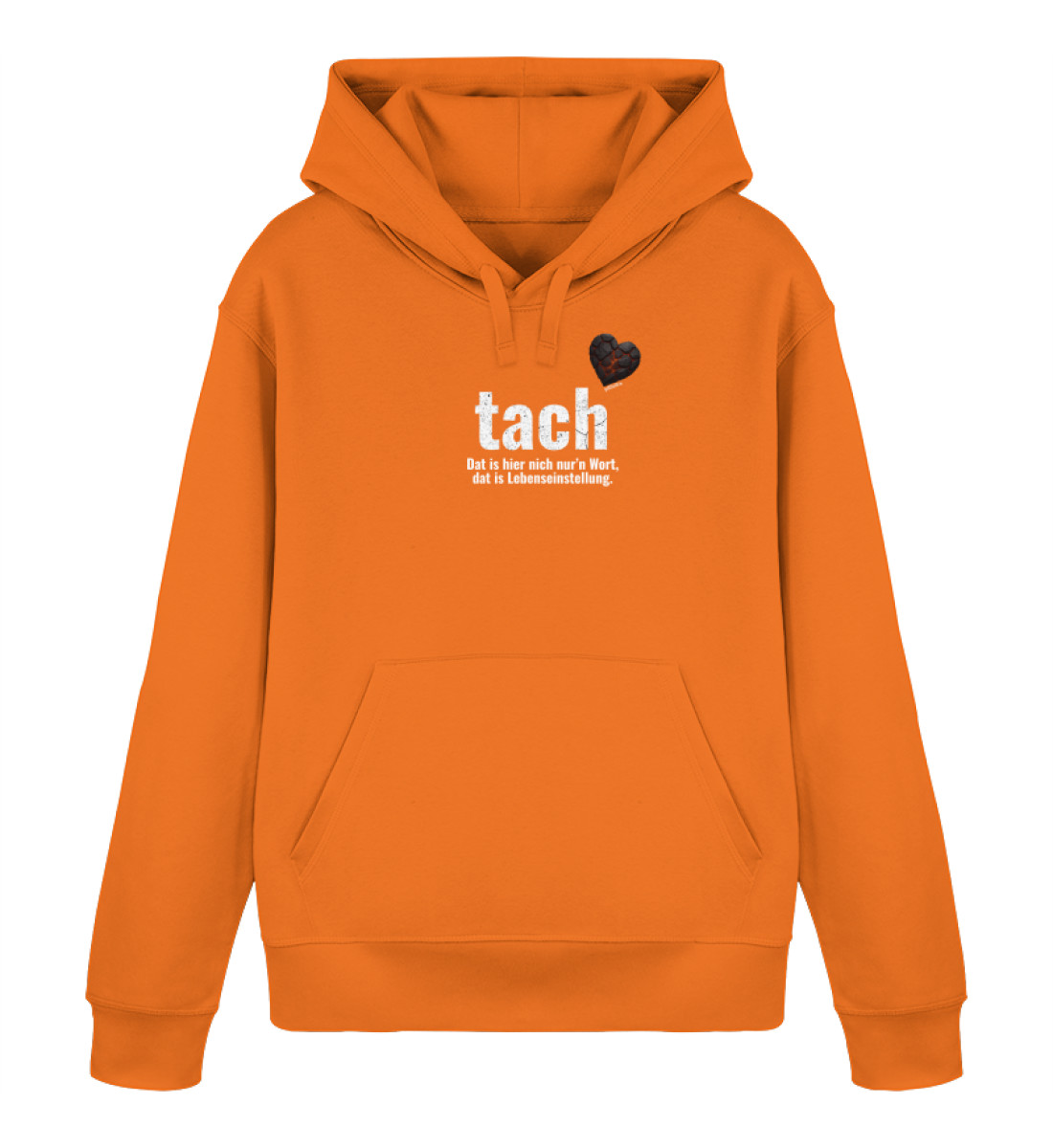 tach & tschüss - dat glühend Herzken - Unisex Organic Hoodie 2.0 ST/ST-6882