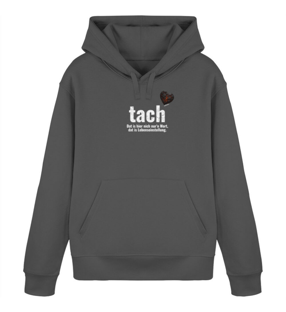 tach &amp; tschüss - dat glühend Herzken  - Unisex Organic Hoodie 2.0 ST/ST - div. Farben
