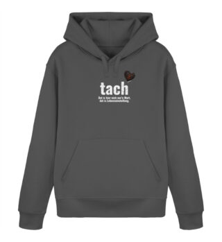 tach & tschüss - dat glühend Herzken - Unisex Organic Hoodie 2.0 ST/ST-6903