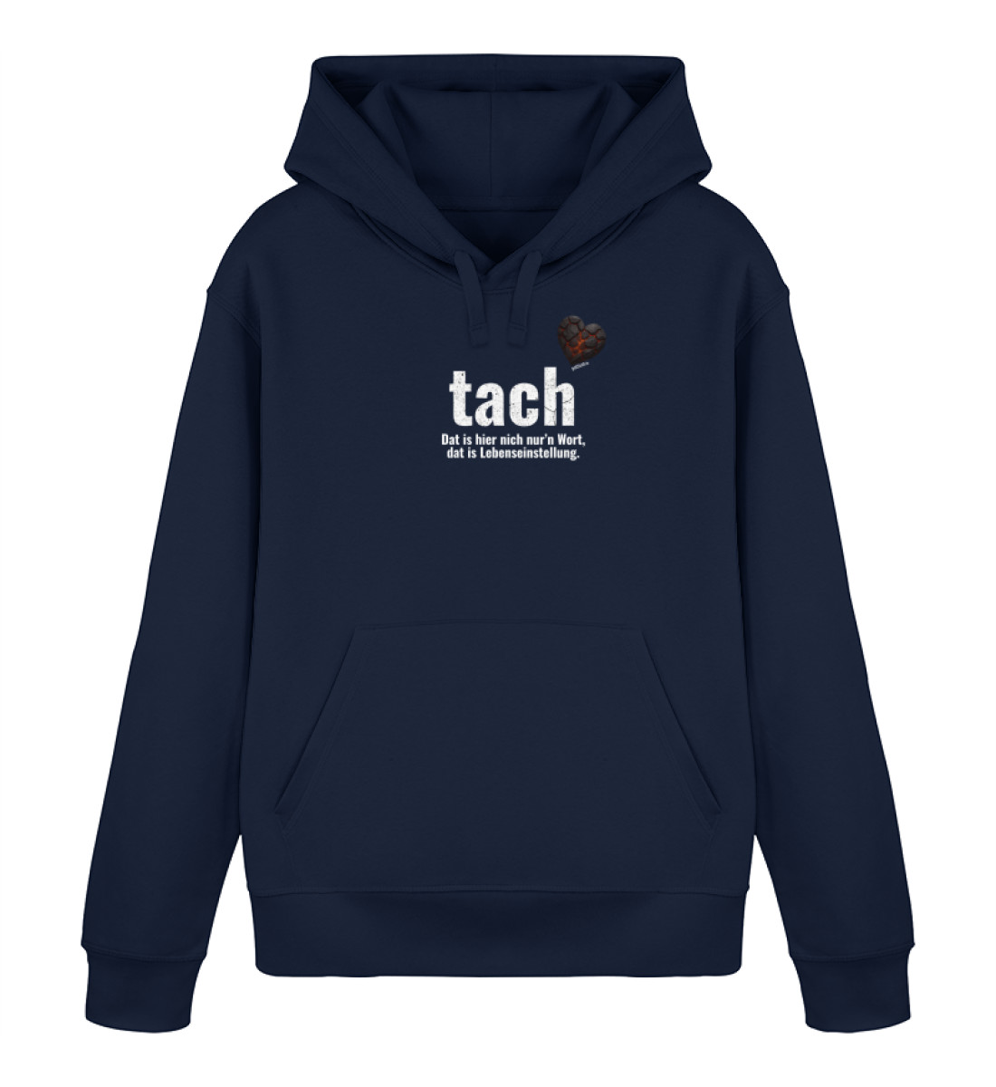 tach & tschüss - dat glühend Herzken - Unisex Organic Hoodie 2.0 ST/ST-6959