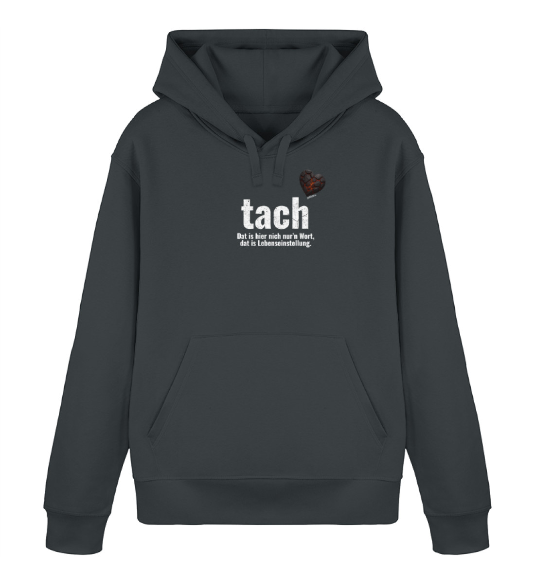 tach & tschüss - dat glühend Herzken - Unisex Organic Hoodie 2.0 ST/ST-7068
