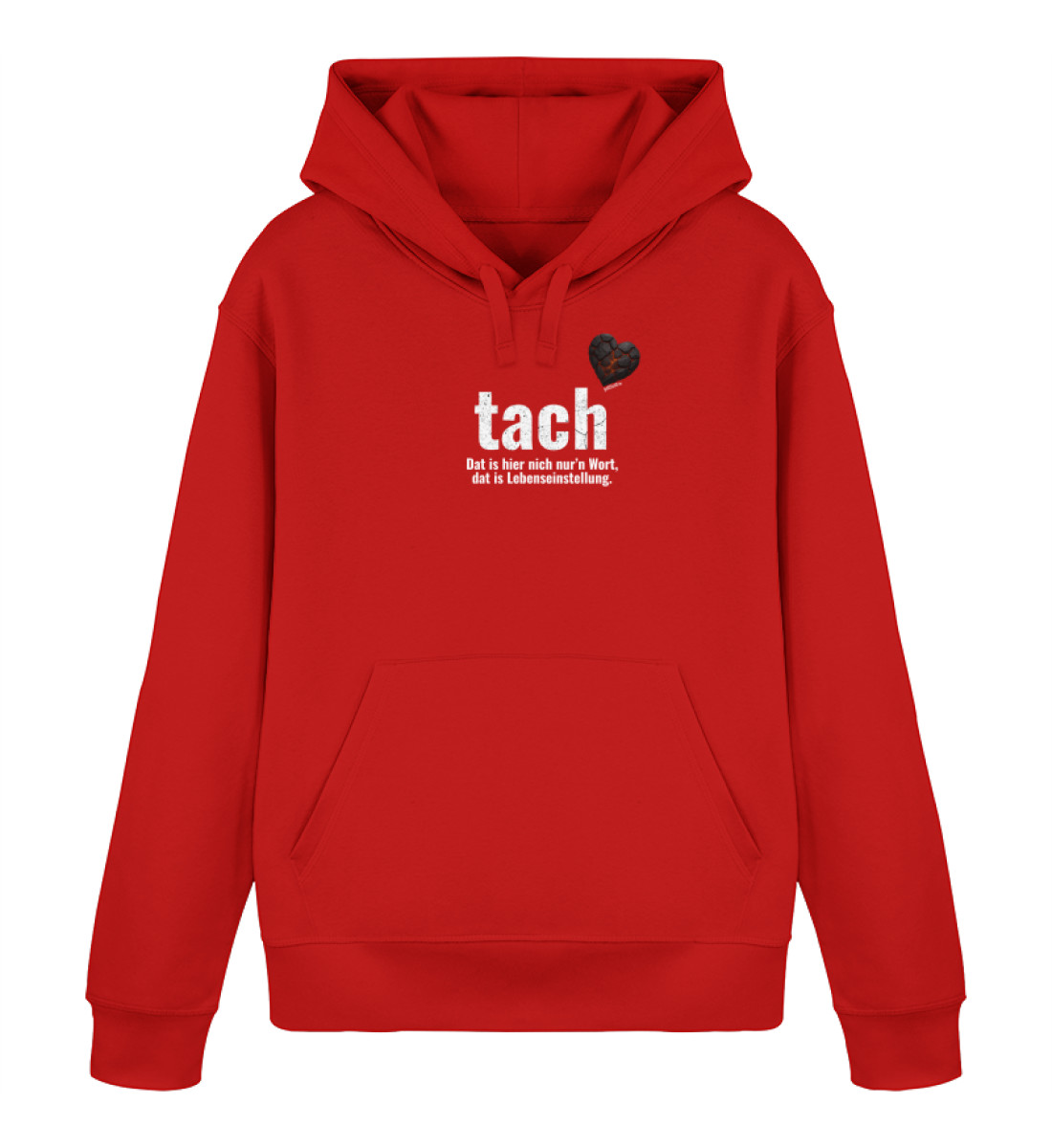 tach & tschüss - dat glühend Herzken - Unisex Organic Hoodie 2.0 ST/ST-4