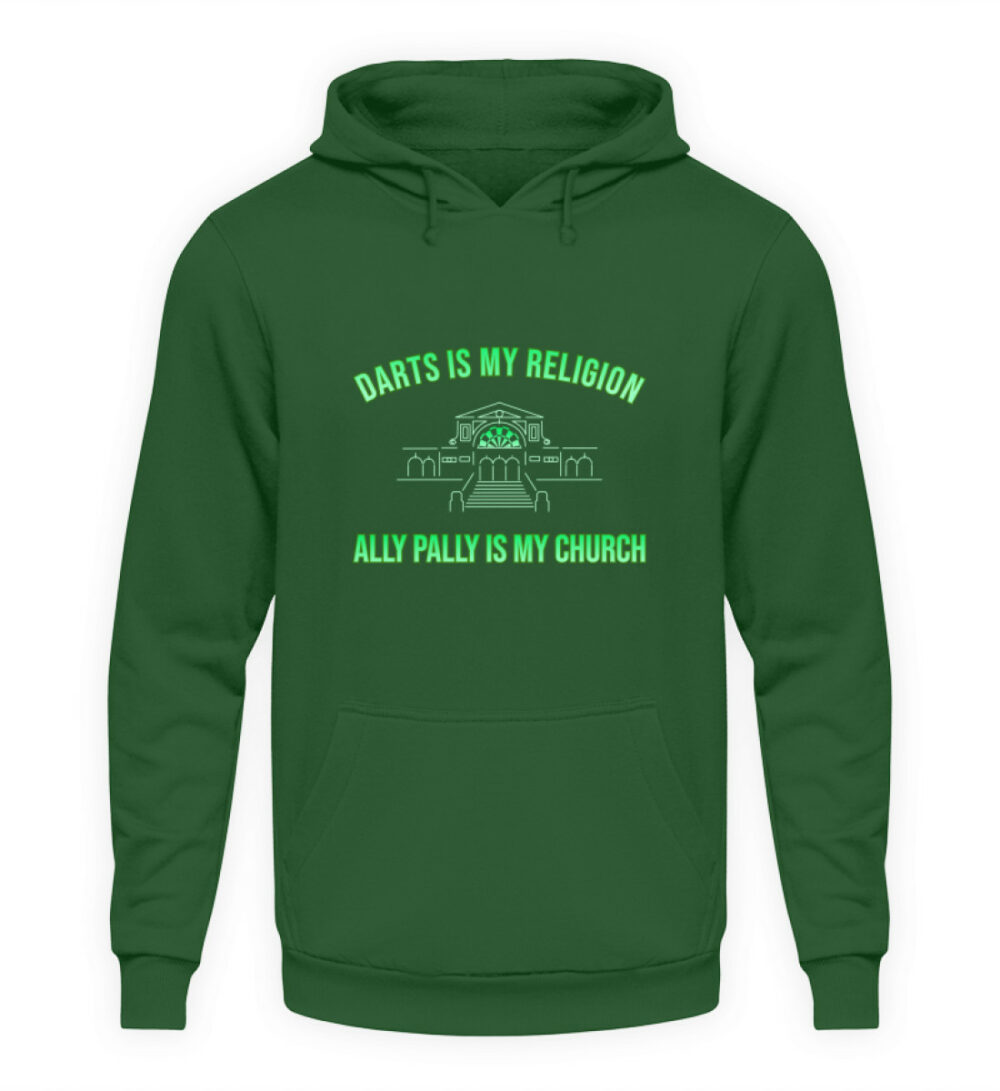 Darts is my Religion  - Unisex Kapuzenpullover Hoodie
