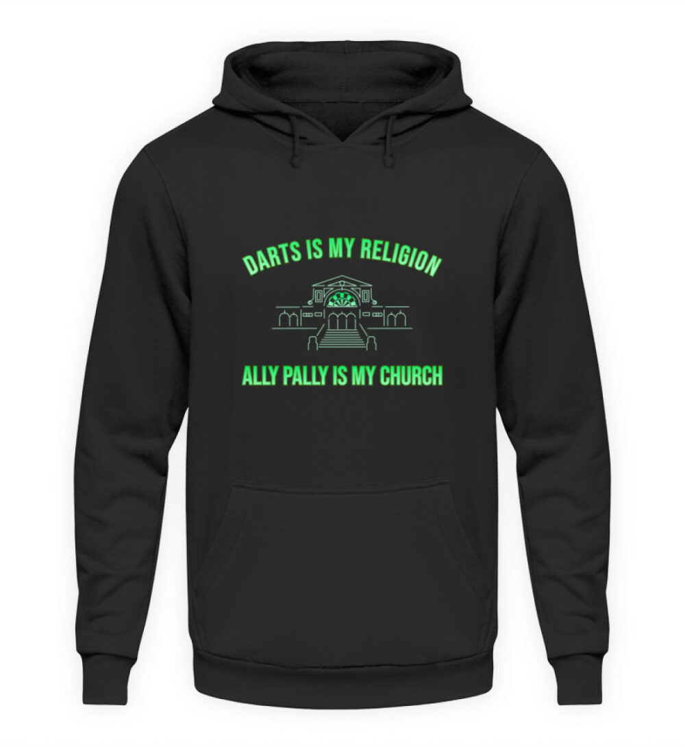 Darts is my Religion  - Unisex Kapuzenpullover Hoodie
