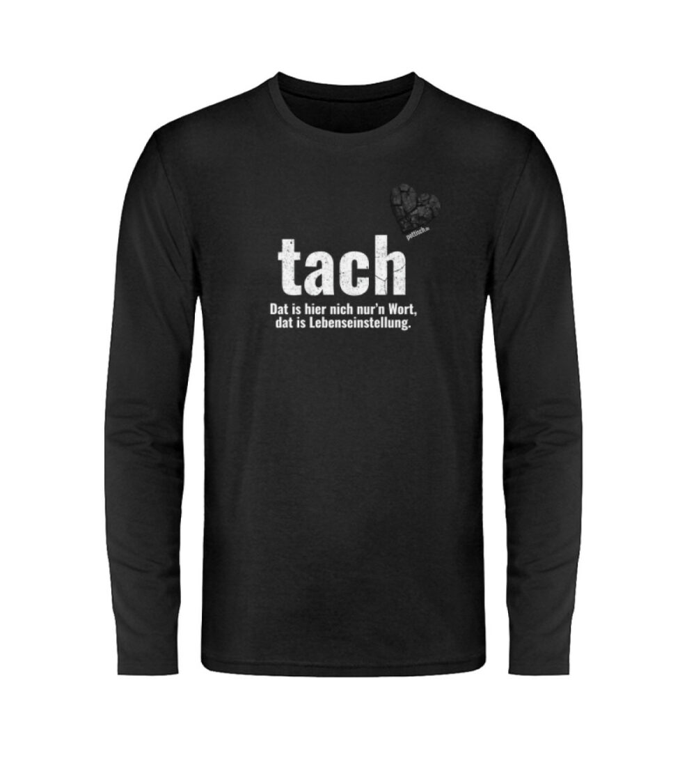 tach &amp; tschüss - pottisch  - Unisex Langarmshirt