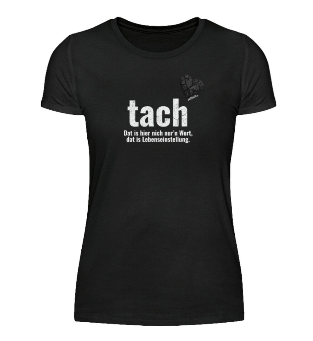 tach &amp; tschüss - pottisch  - Damenshirt