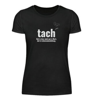 tach & tschüss - pottisch - Damenshirt-16