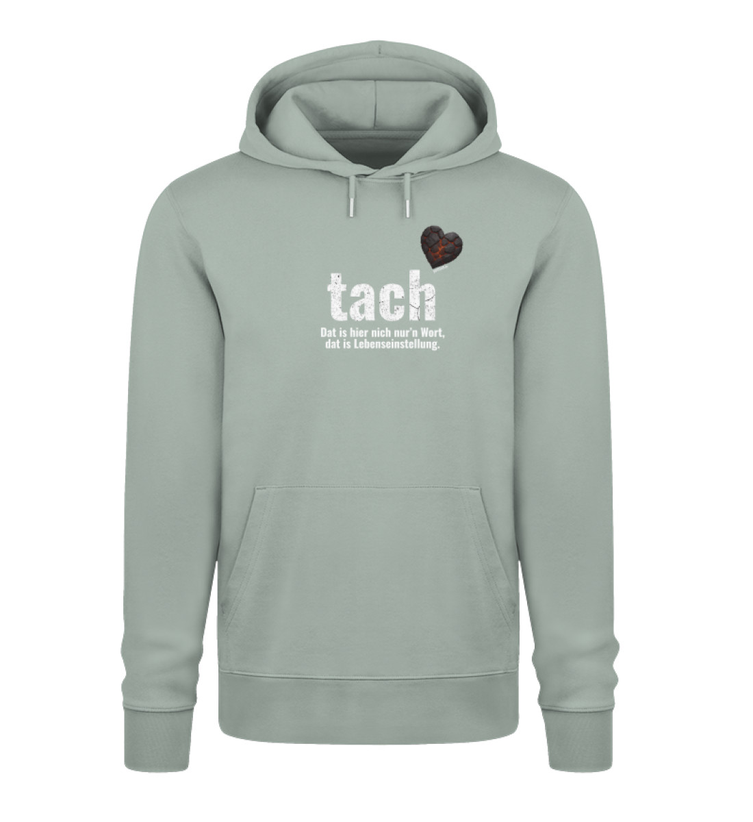 tach & tschüss - dat glühend Herzken - Unisex Organic Hoodie 2.0 ST/ST-7137