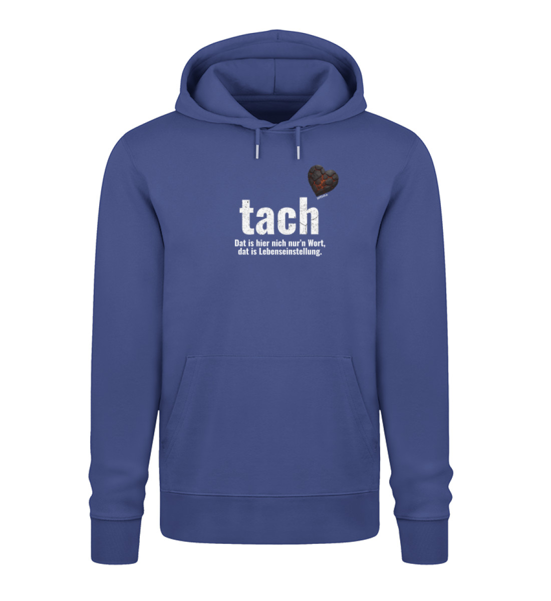 tach & tschüss - dat glühend Herzken - Unisex Organic Hoodie 2.0 ST/ST-7139