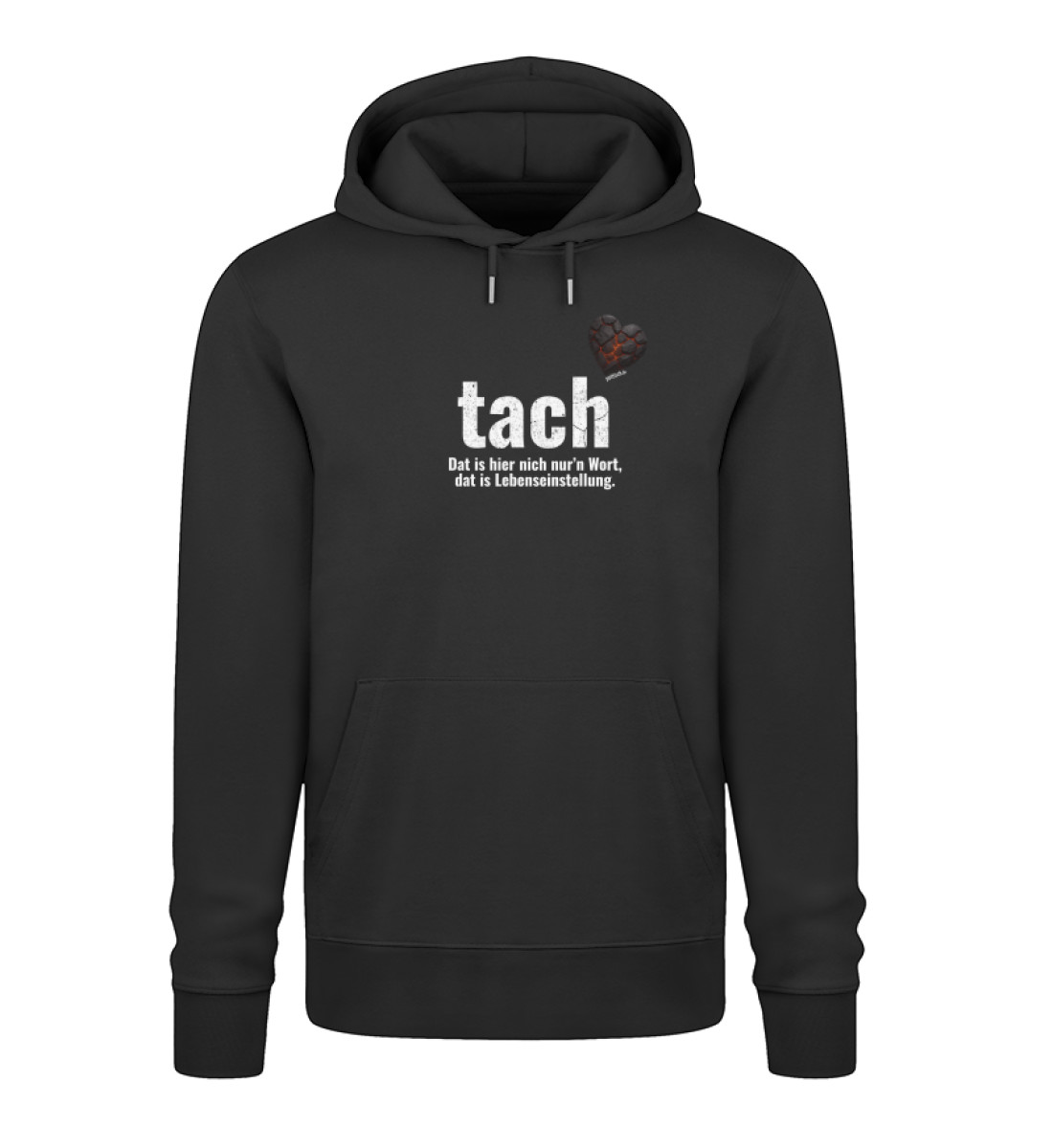 tach & tschüss - dat glühend Herzken - Unisex Organic Hoodie 2.0 ST/ST-16