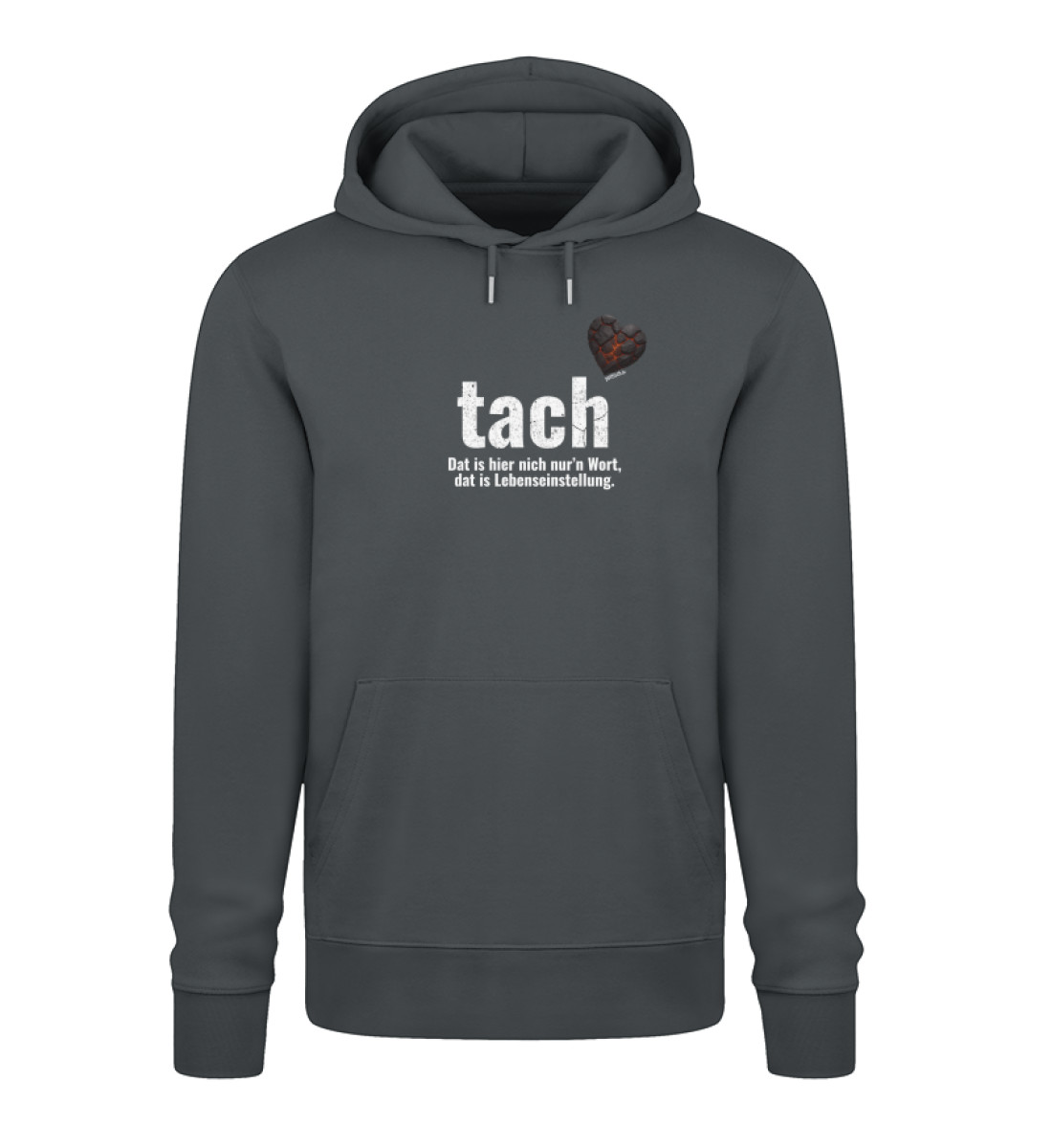 tach & tschüss - dat glühend Herzken - Unisex Organic Hoodie 2.0 ST/ST-7068