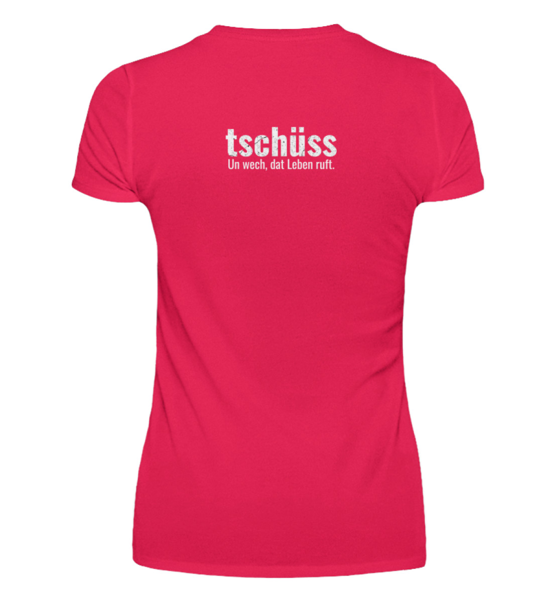 tach & tschüss - pottisch - V-Neck Damenshirt-1610