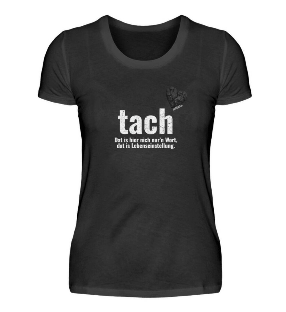 tach &amp; tschüss - pottisch  - Damen Premiumshirt