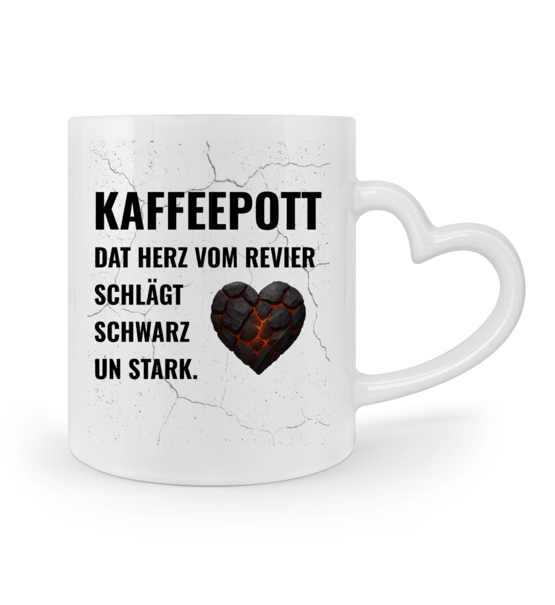 Kaffeepott - Dat herz ... - Herzhenkel Tasse-3