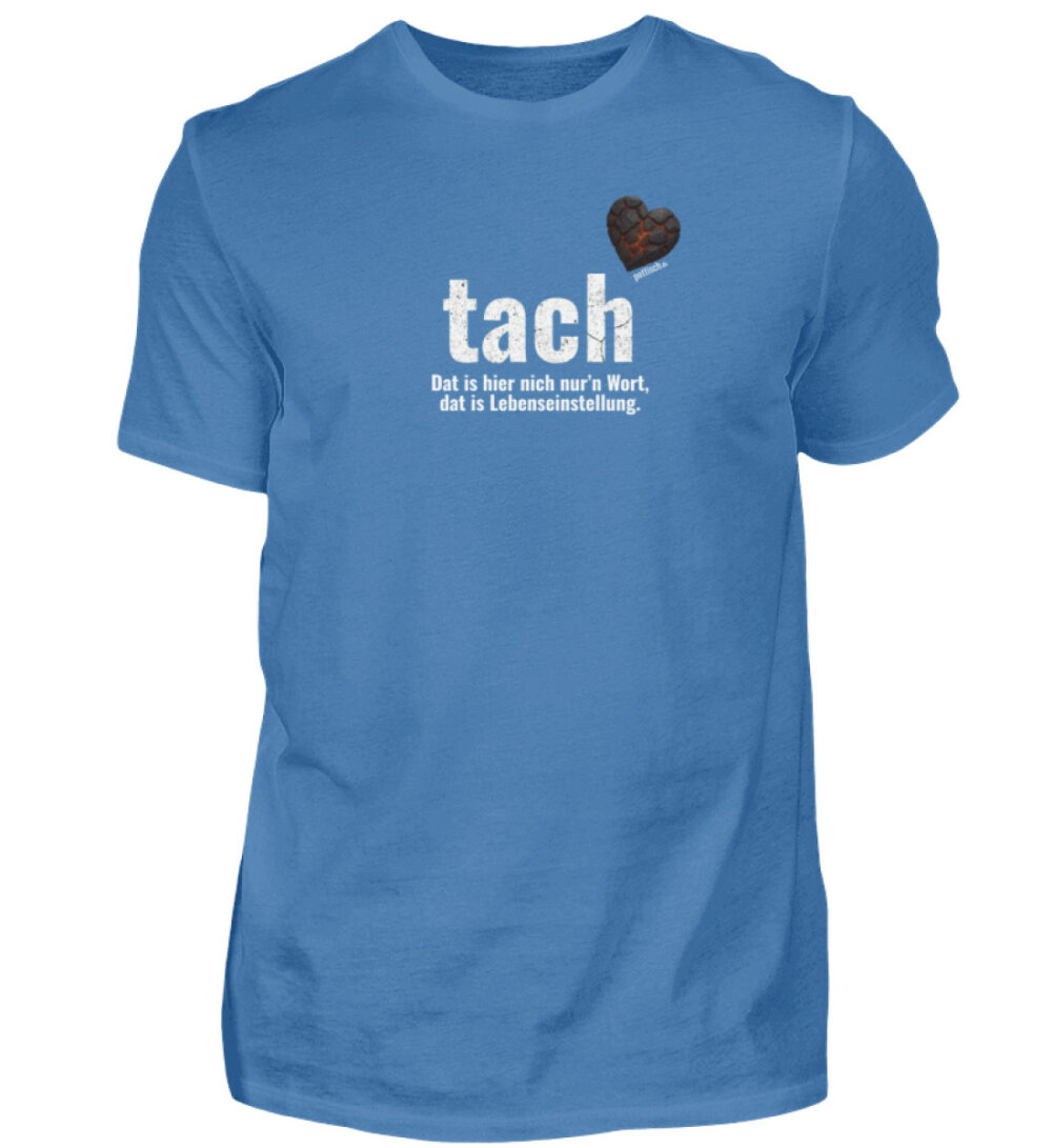 Tach &amp; Tschüss mit Herz und bunt!  - Herren Premiumshirt