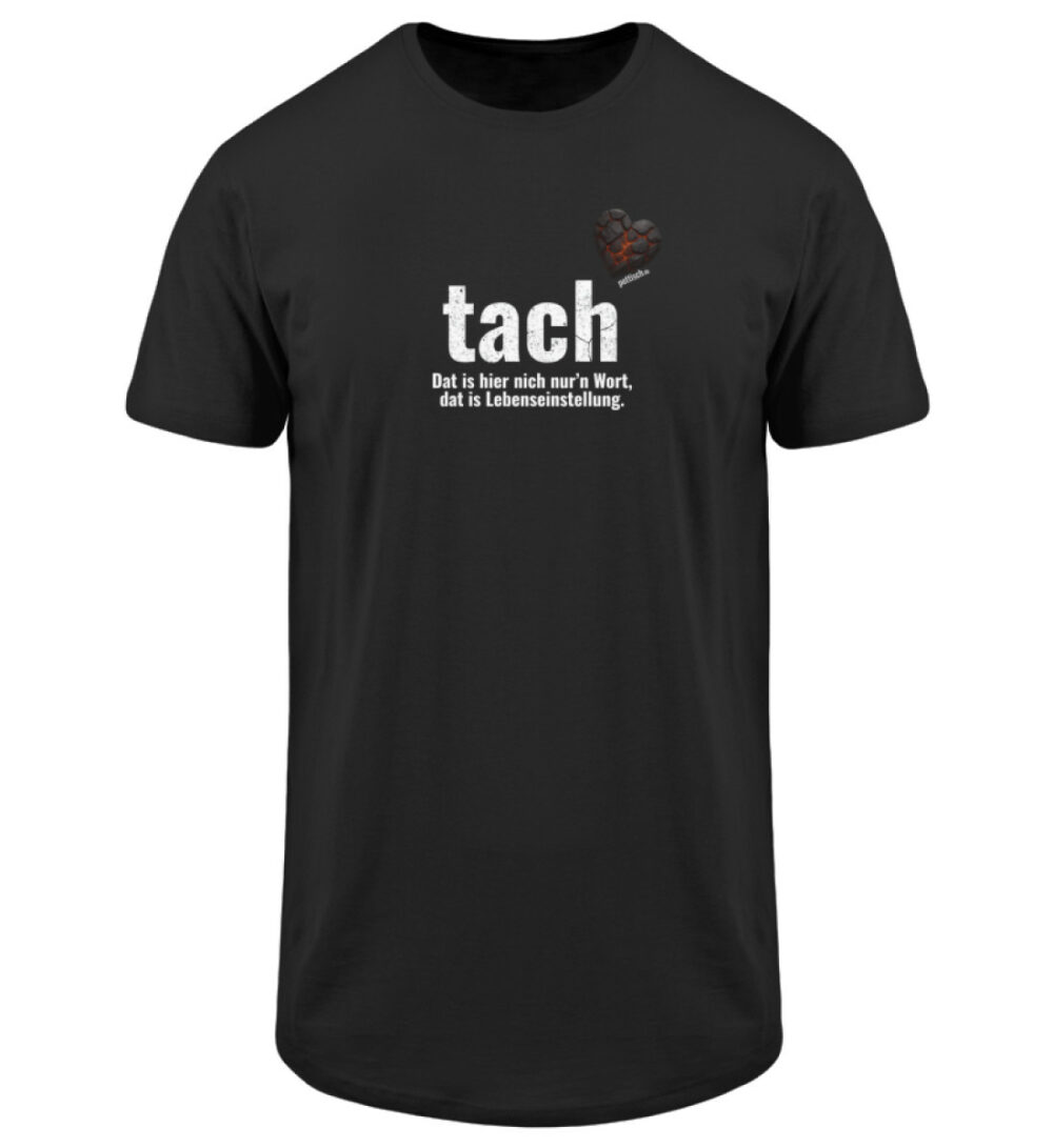 Tach &amp; Tschüss mit Herz und bunt!  - Herren Long Tee