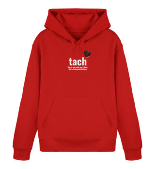 Tach & Tschüss mit Herz und bunt! - Unisex Organic Hoodie 2.0 ST/ST-4