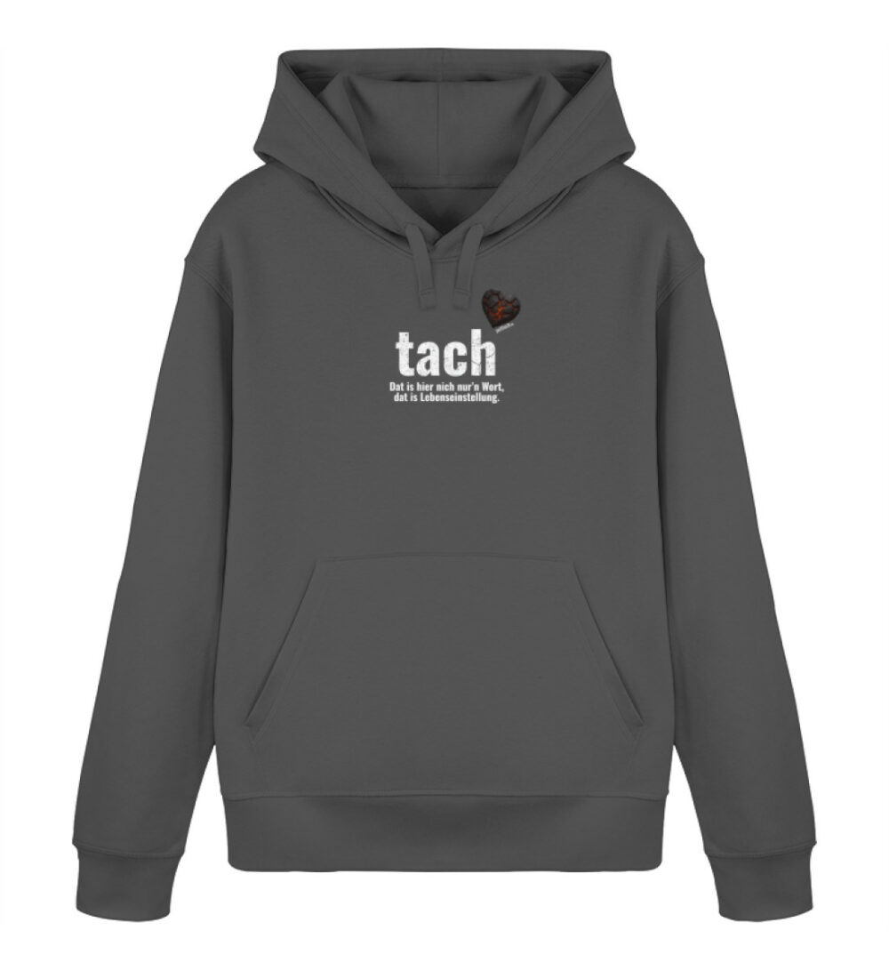 Tach &amp; Tschüss mit Herz und bunt!  - Unisex Organic Hoodie 2.0 ST/ST