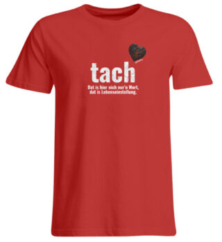 Tach & Tschüss mit Herz und bunt! - Übergrößenshirt-4