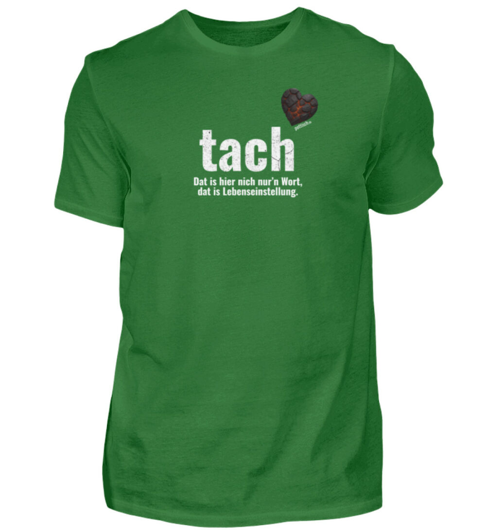 Tach &amp; Tschüss mit Herz und bunt!  - Herren Shirt