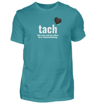 Tach & Tschüss mit Herz und bunt! - Herren Shirt-1096