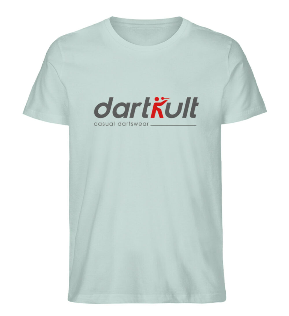 dartkult - Caribbean Blue - Organic Shirt - Chest Logo