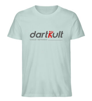 dartkult - Full Logo - Blue - Herren Organic Shirt-7033