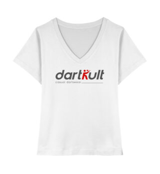 dartkult - White - Stella Isla V-Neck Shirt ST/ST-3