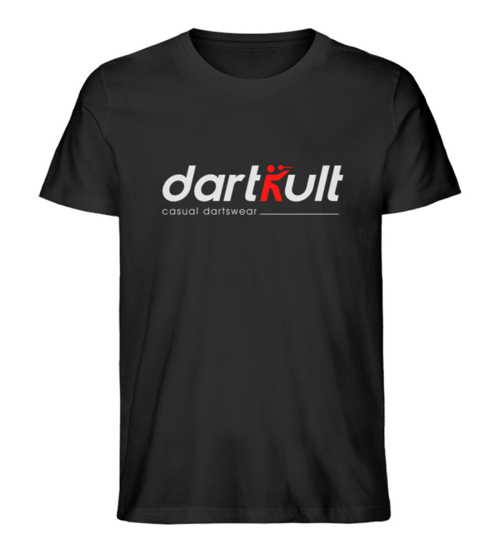 dartkult - Black - Organic Shirt - Chest Logo