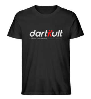 dartkult - Full logo - black - Herren Organic Shirt-16
