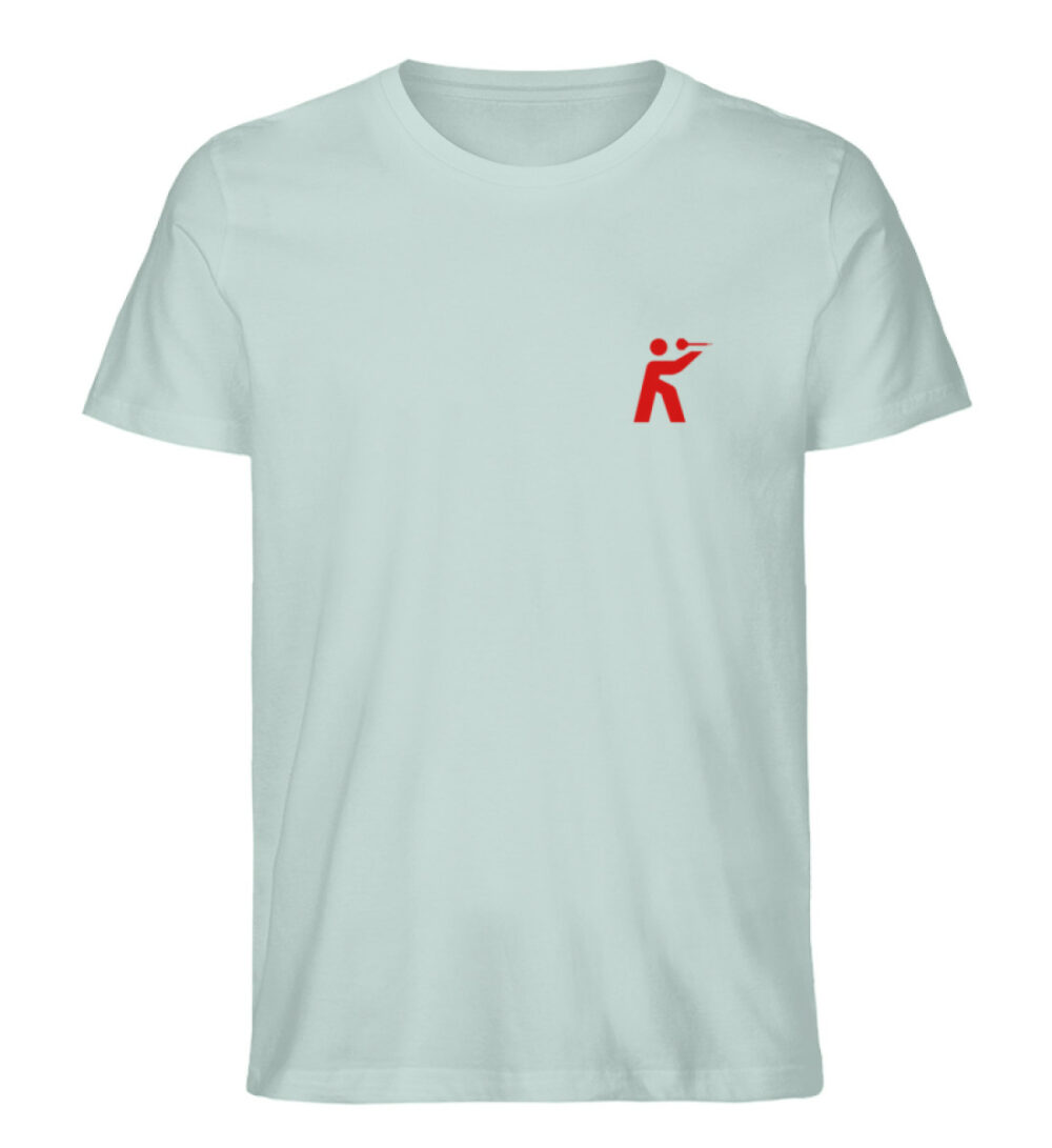 dartkult - Carribean Blue - Organic Shirt - the K logo