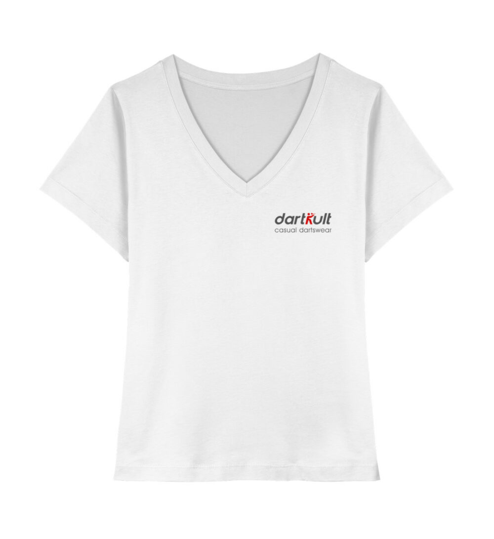 dartkult - White - V-Neck Shirt