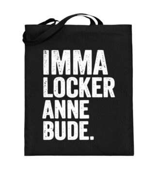 Imma Locker Anne Bude - Jutebeutel (mit langen Henkeln)-16