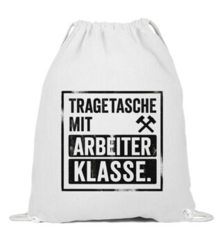 Tragetasche mit Arbeiter Klasse - Baumwoll Gymsac-3